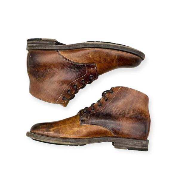 Men's Bed Stu Bradley Rustic Brown Leather Oxford Mid Boots Sz: 8.5 - Picture 7 of 12